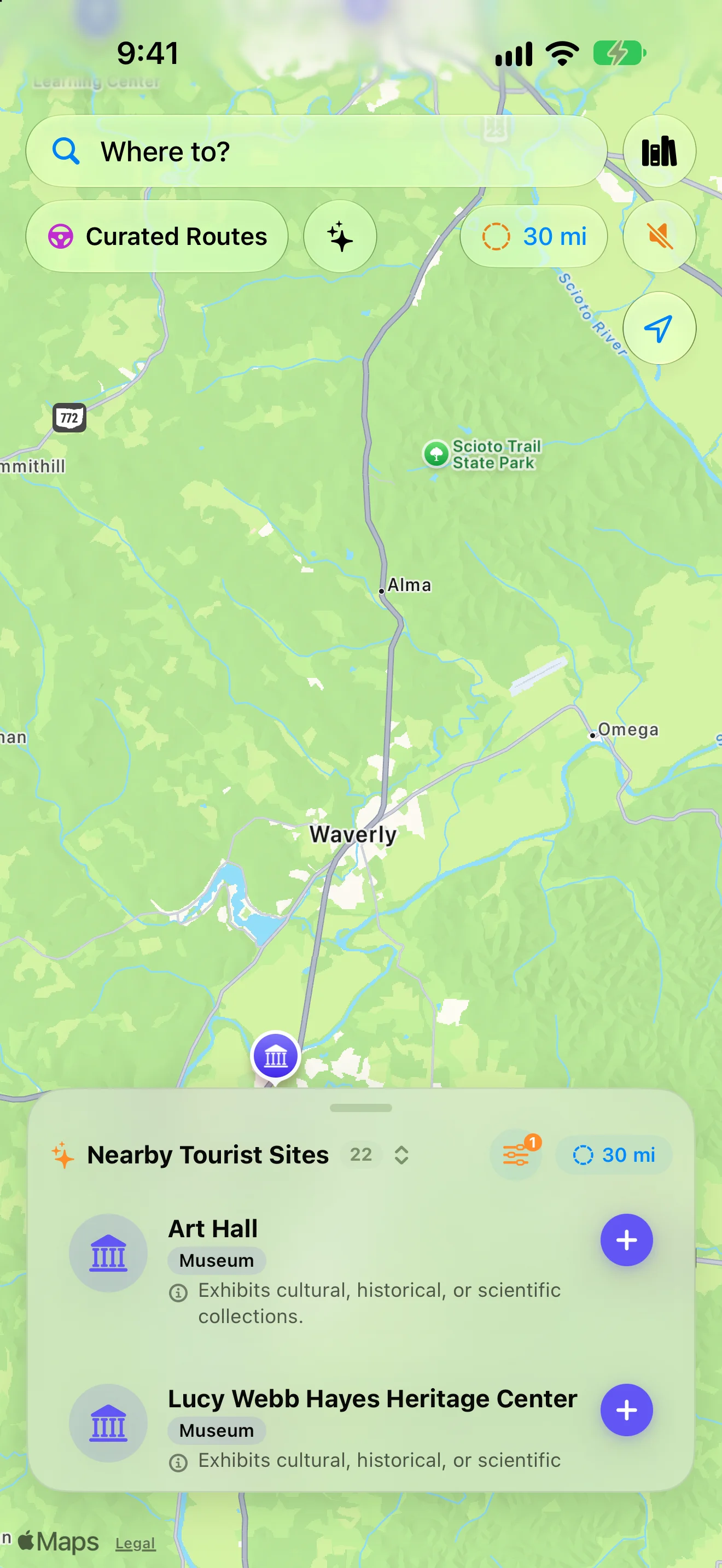 Area museums and cultural heritage search (19 sites)